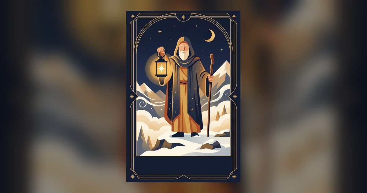 타로 카드 은둔자(The Hermit)