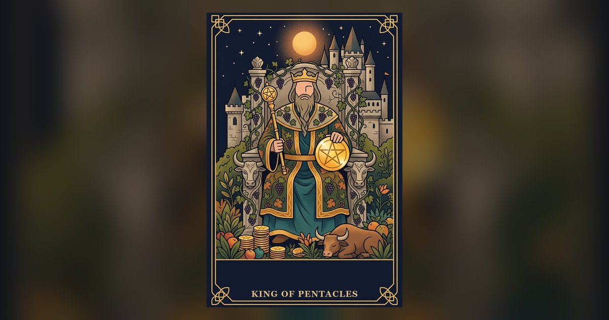 King of Pentacles tarot card
