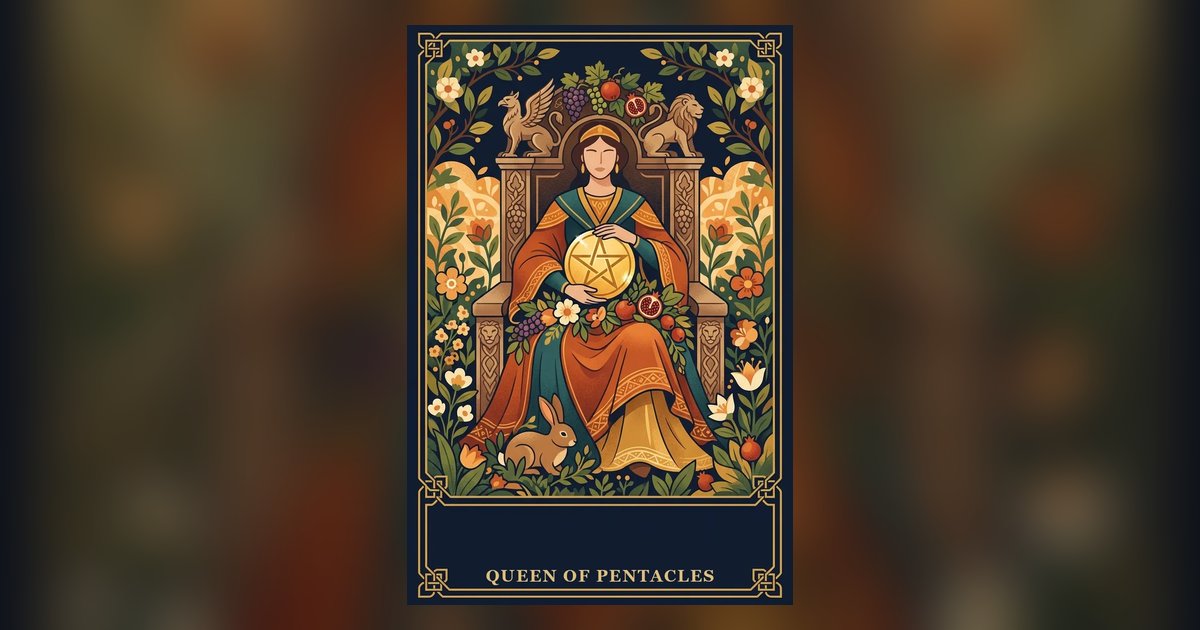 Queen of Pentacles tarot card
