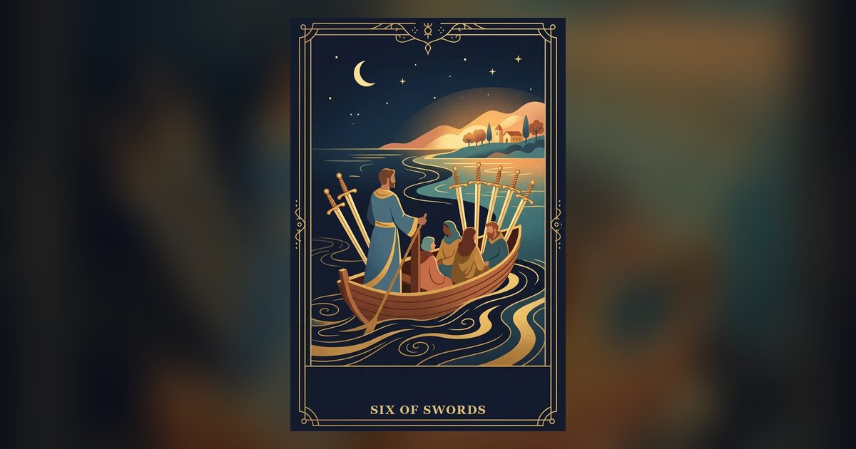 Six of Swords tarot card