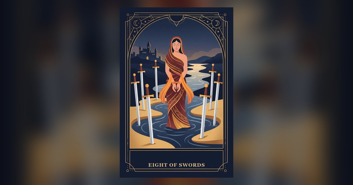 Eight of Swords tarot card