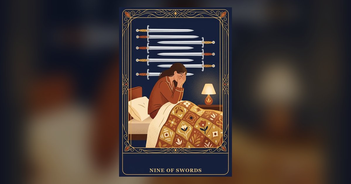 Nine of Swords tarot card