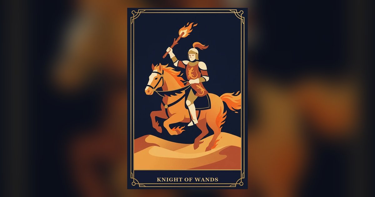 Knight of Wands tarot card