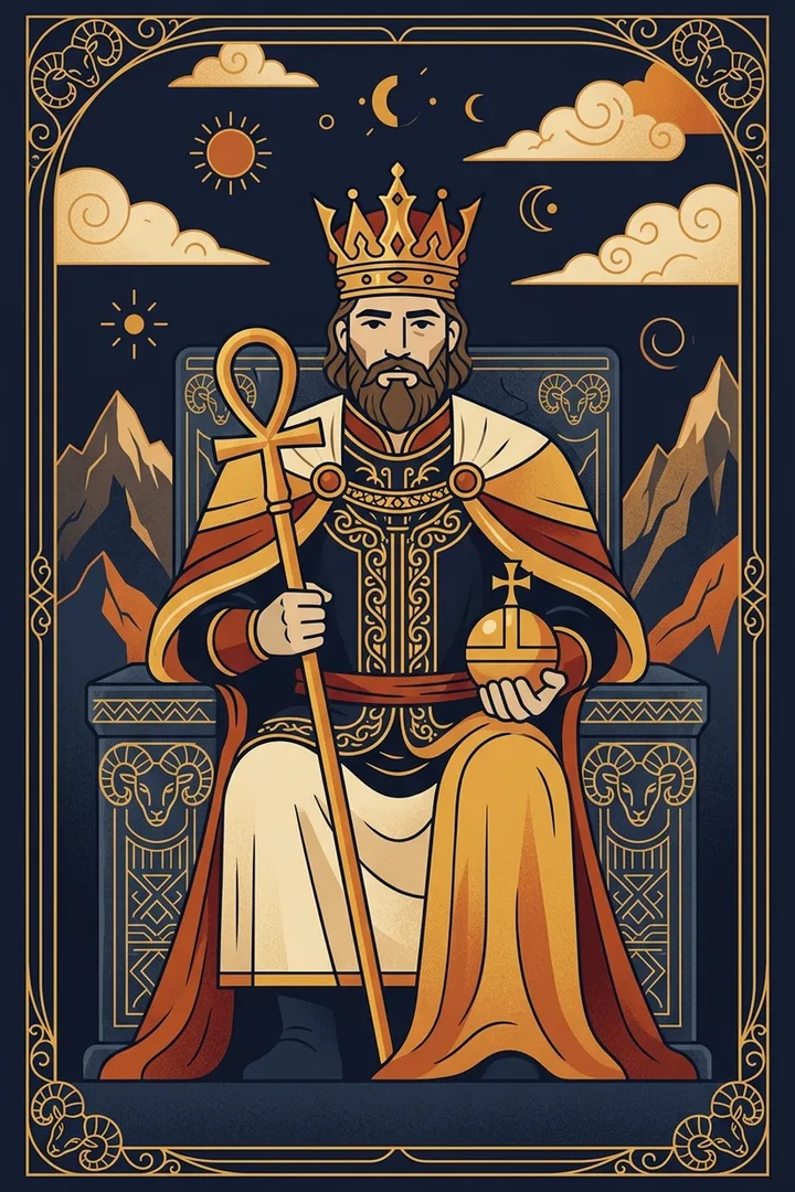 황제(The Emperor) 카드