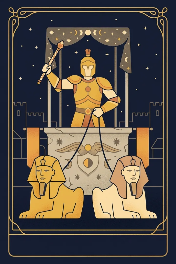 전차(The Chariot) 카드